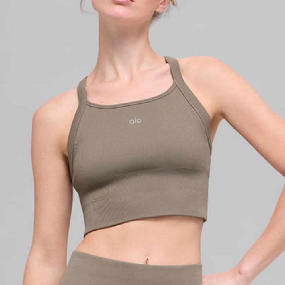 Seamless Ribbed Favorite Bra Tank - Picture 2 of 6